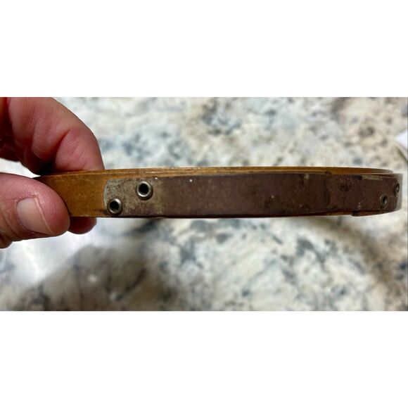 Vintage Princess 5" Adjustable Spring Tension Wood Embroidery Hoop Non-Felt - Picture 3 of 3